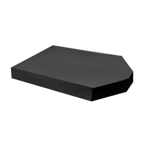 Copertura per sabbiera, copertura per sabbiera in tessuto Oxford a forma di barca per piscina con impermeabile Protezione anti UV, con coperchio