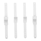 COMPUKAS 4個 ベッドガードレールリフト プロフェッショナルレールコネクタ ソーレールアダプター レール固定コネクタ ユニバーサルレールコ