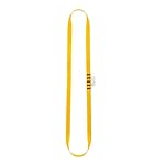 Petzl Eslinga ANNEAU - Unisex, Amarillo, 60 cm: Anillo cosido de poliéster para montar reuniones, anclajes o prolongar un punto de anclaje. Disponible en cuatro longitudes: 60 cm (amarillo), 80 cm (azul), 120 cm (verde), 150 cm (rojo).