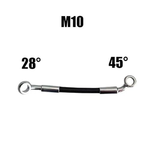 Conduite de frein moto hydraulique flexible acier tressé 250cm