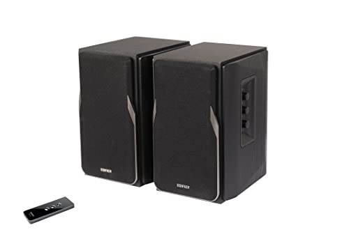 Edifier R1380T Noir – Enceintes Studio bibliothèque Actives, Télécommande IR, 2 Entrées RCA, Prises Optique et Coaxiale… - Les Beatles, Paul McCartney, John Lennon, RIngo Starr, George Harrison Edifier R1380T Noir - Enceintes Studio bibliothèque Actives, Télécommande IR, 2 Entrées RCA, Prises Optique et Coaxiale…