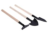 3pcs Mini pala de jardín Herramientas Plant Pot Cultura Harrow pala pala plantar flores excavación herramientas Set