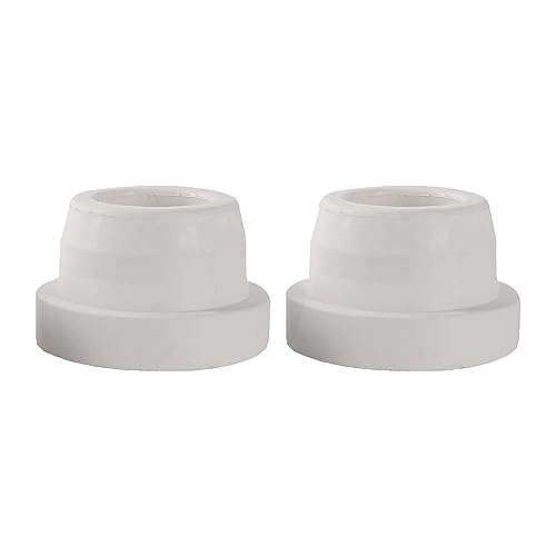 Paquete de 2 tapones de goma para escalera de piscina de 1.9 pulgadas para revestimiento de piscina, cubierta de pie de repuesto para escalera de piscina, tapón de goma para piscina