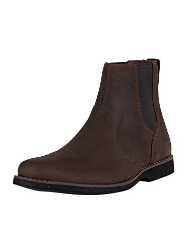 Timberland Herren Woodhull Chelsea Basic Stiefel, Dark Brown Full Grain, 43...