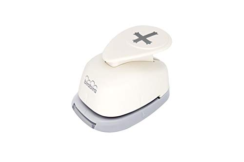 Bira Craft - Perforadora de 3 formas de cruz de 1 pulgada para manualidades de papel, álbumes de recortes