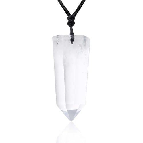 Runyangshi Clear Quartz Pendants Single...