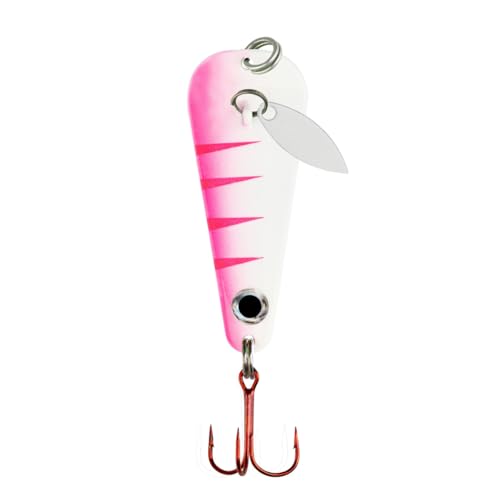 Northland Tackle Ice Fishing Thumper Spoon, Stamped Brass