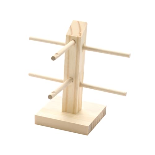 PartyKindom 2pcs Wood Glasses Frame Glasses Rack Sunglasses Display Shelf Wooden Glasses Display Tabletop Wooden Rack