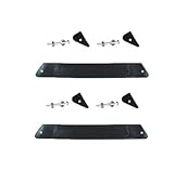 2Pcs Black Stroller Footrest Replacement Adjustable Stroller Extension Footboard Strollers and Accessories for Babies Pushchair Seat Liners, Baby Stroller Connectors, Stroller Connectors (37cm)