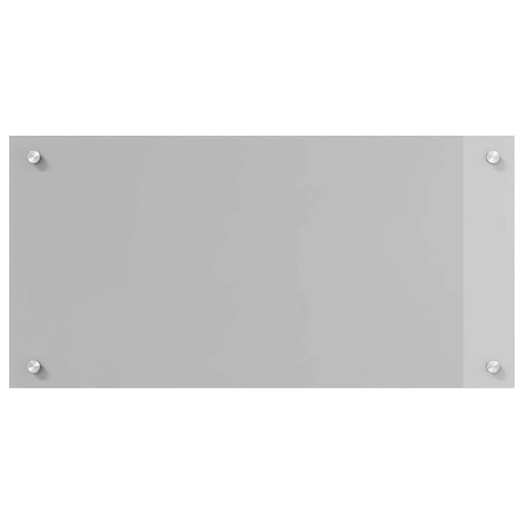 Generisch Küchenrückwand 2 pcs Hellgrau 80 x 40 cm Gehärtetes Glas,Heim Garten,Küche Esszimmer,Küchenhelfer -utensilien-3415449