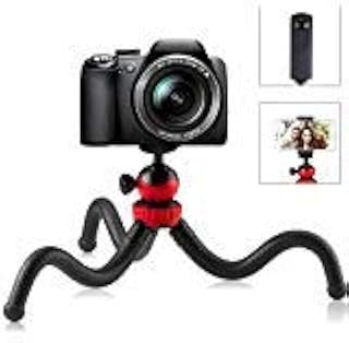 Flexible Octopus Tripod Travel Stand Monopod Holder Mini Tripod for Ricoh Theta V S 360 Cmara,Cellphone, Canon Nikon Sony DSLRCamera Travel Outdoor Sports Camera