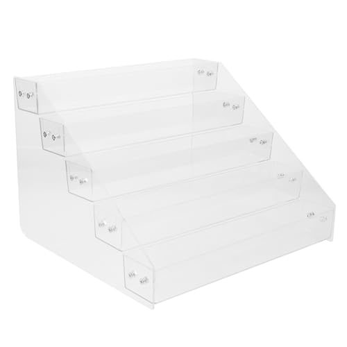 Épices pour comptoir bien rangées sur étagère acrylique 5 étages - 8