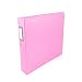 We R Memory Keepers 0633356609193 Classic Album Album & Sleeve-12 x 12-Ring-Pretty Pink, 12" x 12"