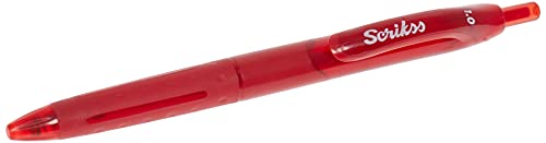 Scrikss Office Hybrid - Bolígrafo (1,0 mm), color rojo Cover
