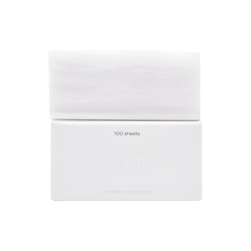 glow invisible lyocell pads | 100% biodegradable vegan‑certified lyocell pads | ultra‑thin sheet | lint‑free and smooth for sensitive skin | versatile for toner, essence or sheet‑mask use | 100 sheets