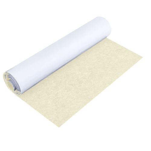 Fieltro autoadhesivo - Alfombra de fieltro, 40x220cm, tejido de fieltro autoadhesivo, para forros de cajas, posavasos, alfombrillas de cajones, marcos de fotos, patas de silla, patas de mesa (1mm de