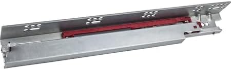 Hardware Resources Undermount Drawer Slides - Full Extension, Slotted, Soft Close Drawer Runners with Overload Safety Feature & 100-Pound Weight Capacity - Fully Concealed - 1 Pair, 15-Inch Length