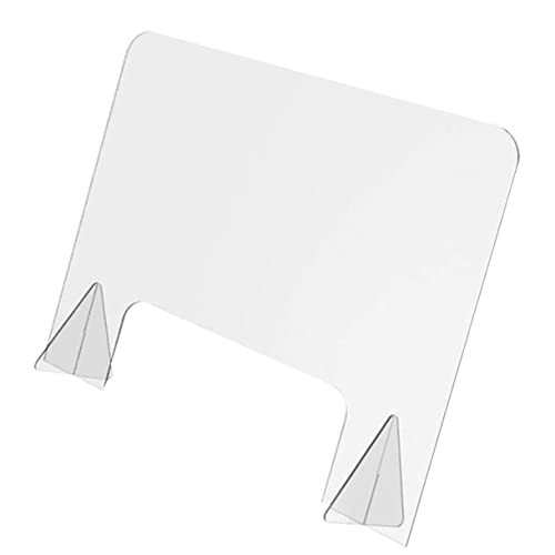 SEWACC Mampara De Metacrilato Transparente Placa De Aislamiento para Escritorio Protección Anti-Salpicaduras para Oficinas Escuelas y Comedores