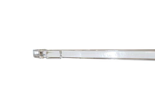Nahanco 9001750Hu Equinox Premium Acrylic Shirt Hanger With Brushed Chrome Hook, 17", Clear (Pack Of 12) #TOP1