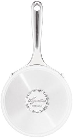 Lagostina Orchestra Casserole with Long Handle, Made of 18/10 Stainless Steel, Diameter 20 cm, 3-Layer Lagotherm Base, Mirror Effect Exterior and Inside, Satin Finish, for All Heat Sources