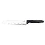 Brinox - Faca Santoku 7' Lâmina Aço Inoxidável Cross - Preto