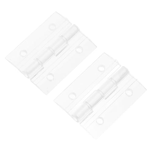 FUNOMOCYA Sturdy Hinges Mini Hinge for Jewelry Box Box Folding Hinge for Craft Wooden Case[*2 Sets]