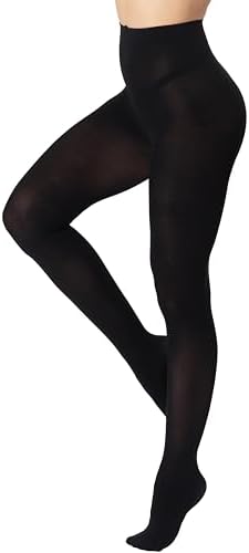 DUCMODA Women's 80 Denier Tights Semi-Opaque Comfort Waistband Fine Tights