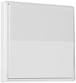 1 Gang Kinetic Wireless Self-Powered No Wiring Remote Light Switch - White