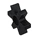 L150 Flexible Urethane Spider Insert for L-Jaw Coupling Systems, 95mm x 22mm Black Rubber Damper Compatible with Lovejoy L-150 and Similar Industrial Coupling Applications