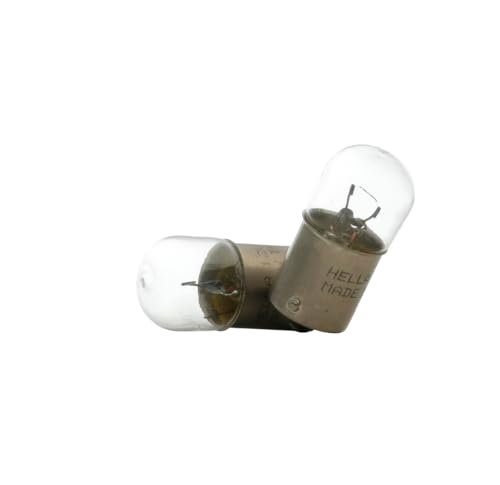 HELLA 8GA 002 071-123 Halógena Lámpara - R5W - Standard - 12V - 5W - Modelo de zócalo, bombilla incandescente: BA15s - Blister - Cant.: 2