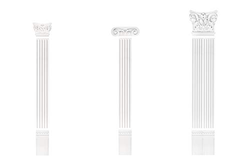 Pilastres en polyuréthane schöner Wohnen PL253 avec stucco blanc premium