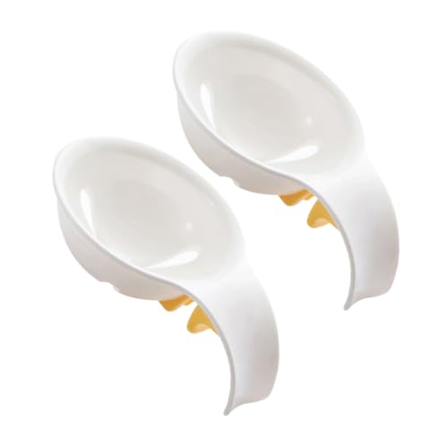 Cabilock 2-piece Egg Yolk Separator for Cooking Baking Household Egg Separator Clip for Easy Yolk Removal