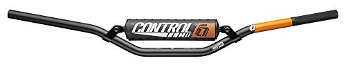 Controltech Whip 7/8" Handlebar Medium Rise With Pads, Black, Orange Decal #TOP1