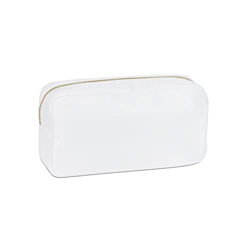 White Nylon Bride Pouch or Bag2