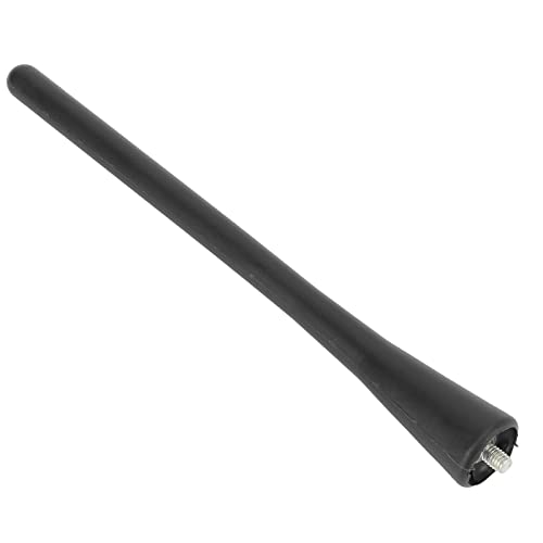 Generic 39151 - - E02, Mástil de Antena Corta para Automóvil Negro de Señal Estable RESTENTE A LA Intemperie Antioxidante Resistente A Impactos para Reparación
