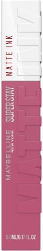 Maybelline New York, SuperStay Matte Ink, Pintalabios Mate de Larga Duración, Tono 165 - Successful, Rosa Oscuro