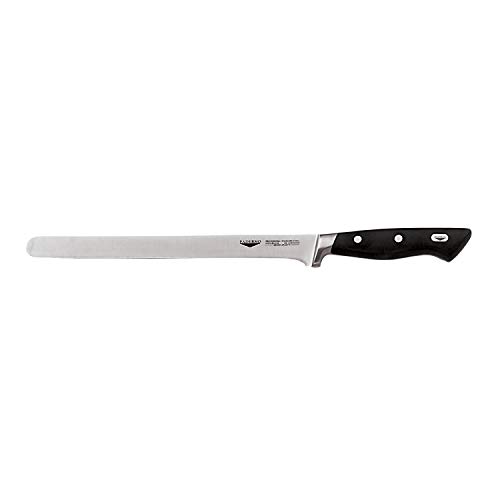 Couteau à jambon 26 cm en acier forgé et manche PP noir - 2