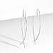 Amazon Essentials Sterling Silver Hard Wire Threader Earrings