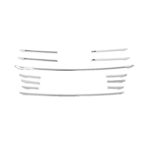 Garniture de calandre avant pour A4 B8 clipsable - Grille de pare-chocs antichoc 12 pièces