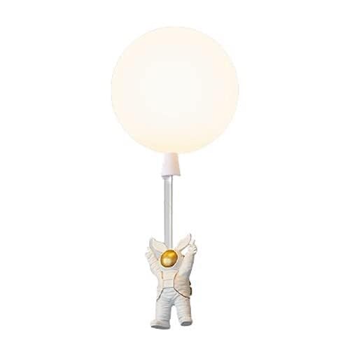 Lampe LED globe givré anti-éblouissement, lustre astronaute pour éclairer une chambre sombre