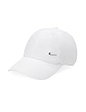 Nike Herren Df Club Baseballkappe, White/Metallic Silver, M-L EU