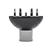 The Hair Diagram - Air Diffuser - Universal Hair Dryer Attachment for Curly Hair & Wigs - Frizz Control Heat Protectant Styling Tool for Curly and Wavy Hair - Professional Quality Blowout Results