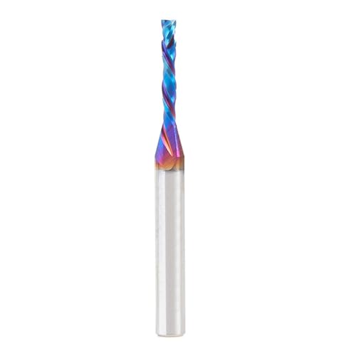 Image of Amana Tool Spektra Extreme Tool Life Solid Carbide CNC Compression Spiral Router Bit 46176-K, 1 /8 D x 13 /16 CH x 1 /4 Shank x 2-1 /2 Inch Long