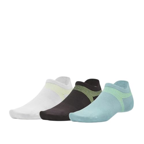 Under Armour Armourdry® Run Lite 3-Pack No Show Tab Socks sz Large