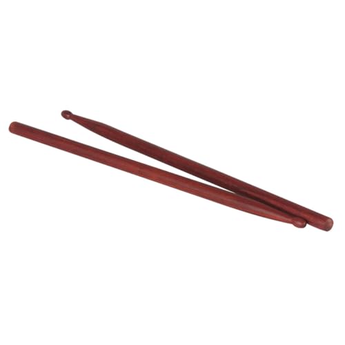 Baquetas profesionales de madera de caoba con agarre antideslizante para batería, percusión, entrenamiento con peso y práctica de jazz y snare miniatura 5