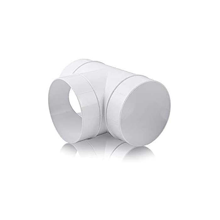 Buy Fantronix 6 inch Ceiling Extractor Fan T Joint Rigid Plastic Tube