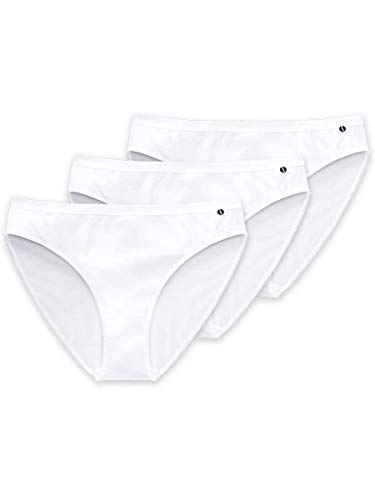 Schiesser Damen Bikini-Hose 'Tai' – Lilafarben, Gefüttert, Mit Sportlichem Streifenbund | Hoher Beinausschnitt