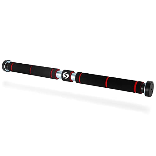 Sportastisch Klimmzugstange „Powerful“ Verstellbares Türreck [62-90cm] Stabiler Stahl, Sicherer Halt 150kg zuhause in Tür/Türrahmen ohne Schrauben Cover