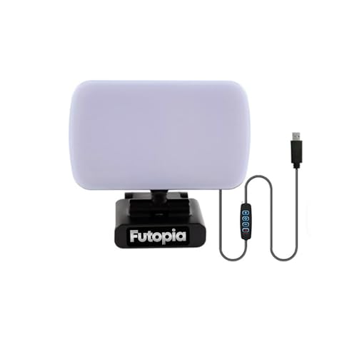 Futopia LED Video Conference Light with Clip | USB Powered Ring F...