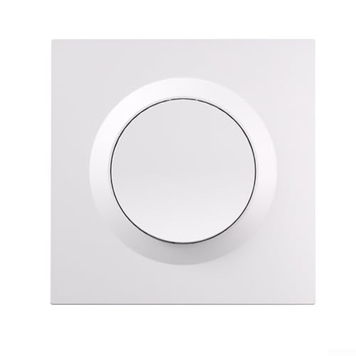 Zoegneer Smart - Alloggiamento per interruttore a parete per E1GSL ZBMINIL2, nessun cavo neutro richiesto, installazione a clip, per scatole di giunzione rotonde di tipo 86 e EU, materiale PC ultra